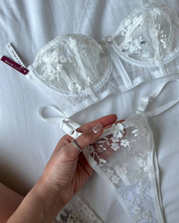 🔹ست تور اروپایی برند وایت لیدی white lady lingerie پایه بلند سفید💞 🔹سایزبندی :۷۵/۸۰/۸۵/۹۰